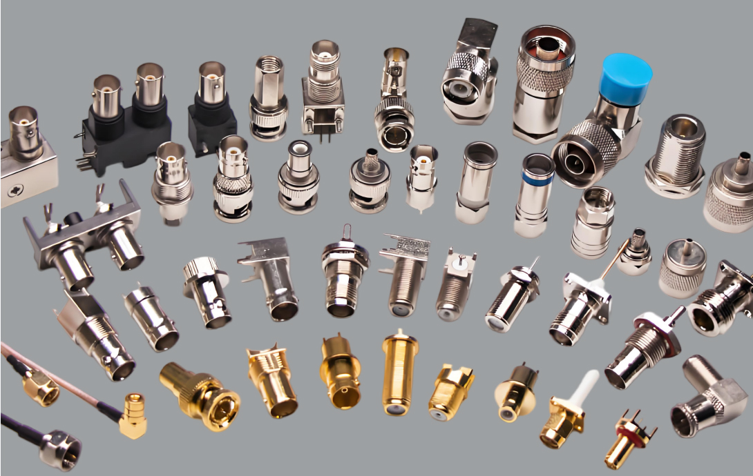 Modern manufacturing facility with clean room environment, professional engineers working with precision equipment, blue background